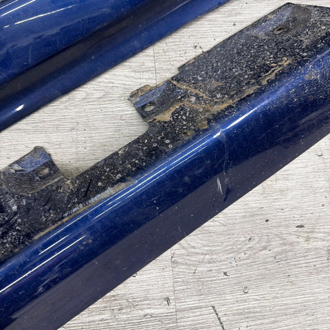 01-06 BMW E46 M3 Rocker Panel Side Skirts OEM Topaz Blue