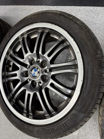 OEM BMW 01-06 E46 M3 18” Wheels Style 67 Rims Staggered Set
