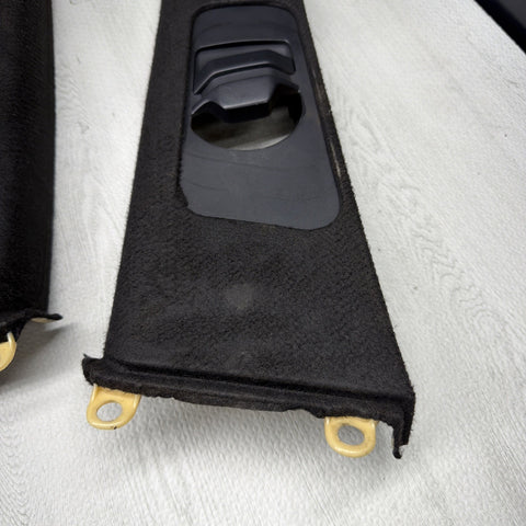 2001-2006 BMW E46 M3 Coupe B Pillars Trims Cover Black OEM
