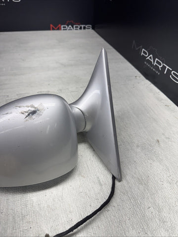 01-06 BMW E46 M3 Left Driver Side View Mirror Titan Silver *Notes*