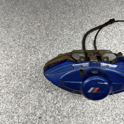 BMW 15-20 F80 F82 F83 M3 M4 Rear Brake Calipers OEM Blue