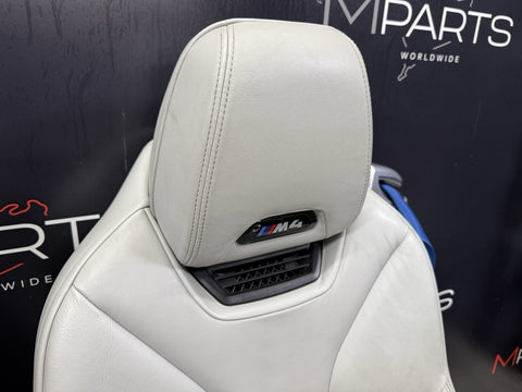 15-20 BMW F83 M4 Convertible Interior Seats & Panels Silverstone