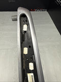 01-06 BMW E46 M3 Brushed Aluminum/Grey Door Trim Armrest Right Front Passenger
