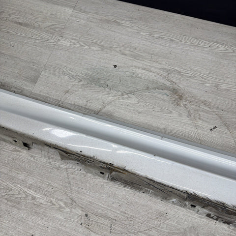 08-13 BMW E92 E93 M3 OEM Left Side Skirt Rocker Panel Alpine White