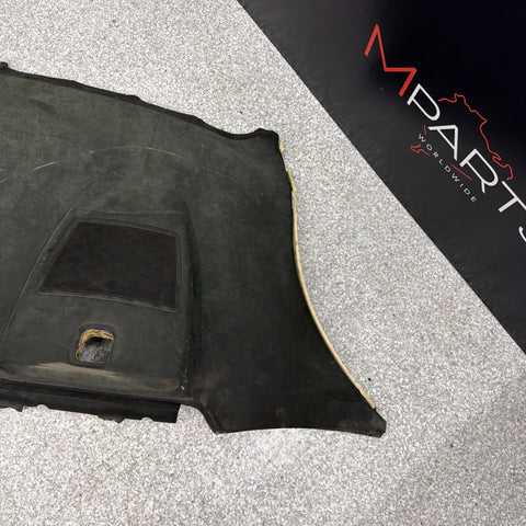 04-10 Bmw E63 M6 6 Series Coupe Rear Deck Lid Shelf Suede Cover Black Oem