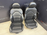 01-06 BMW E46 M3 Coupe Interior Front Seats Black Non Heated Powered *Notes*