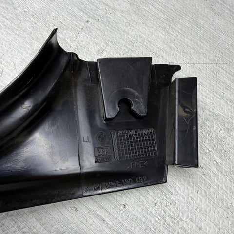 1991-2000 BMW E36 Coupe Left Front Inner Scuff Panel Black OEM 51-47-8-130-497
