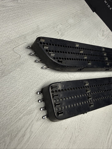 01-06 BMW E46 M3 Fender Vent Grilles Grills Trims Genuine OEM Painted Black