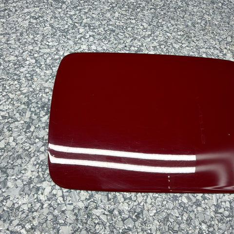 01-06 BMW E46 M3 Rear Fuel Gas Tank Flap Filler Lid Cover Cap Imola Red OEM