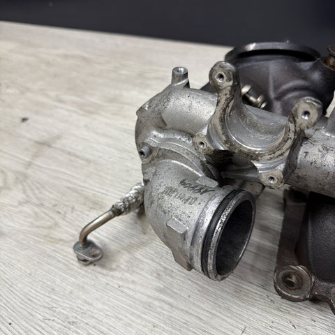 OEM BMW F80 F82 F83 F87 M2 M3 M4 S55 Engine Turbos Turbocharger Set 60k Miles