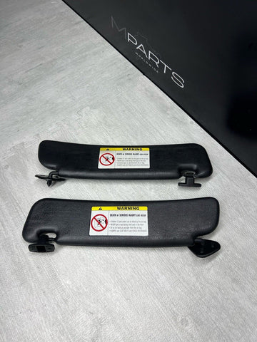 98-02 BMW Z3 M Z3M CONVERTIBLE PANELS SUN VISORS BLACK
