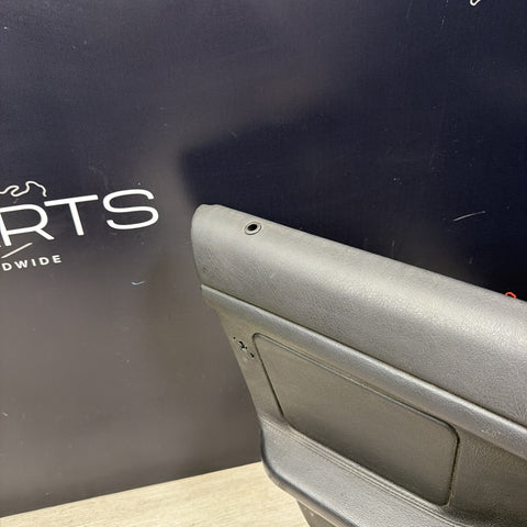 95-99 BMW E36 M3 Sedan Front Left Door Panel Card Black OEM