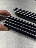 01-06 BMW E46 M3 Left Right Fender Vent Grilles Grills Trims Chrome Genuine OEM