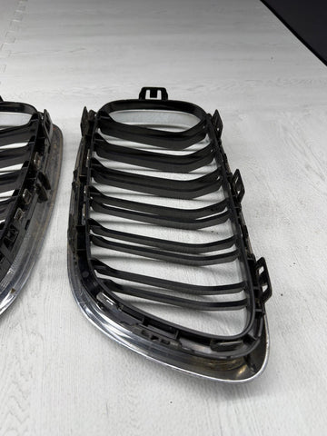 16-21 BMW Genuine F87 M2 2018 Front Kidney Grille Pair L+R OEM 7295522 / 7295521