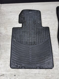 BMW OEM E46 325 330 M3 All Weather Rubber Floor Mat Set 2pc Front