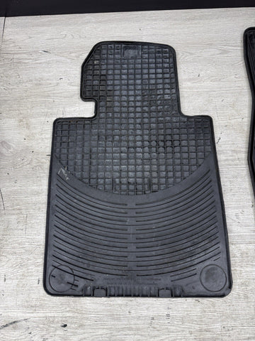 BMW OEM E46 325 330 M3 All Weather Rubber Floor Mat Set 2pc Front