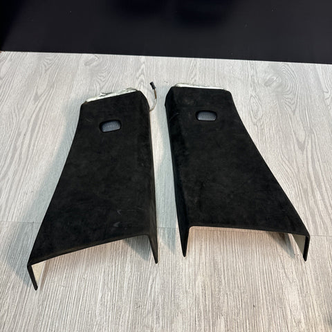 13-19 BMW F06 M6 Gran Coupe Alcantara B PILLARS TRIMS PANELS OEM