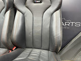 19-21 BMW F87 M2 Coupe Competition Interior Seats & Panels Black Red Stitching