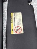 BMW 94-99 E36 M3 Coupe Black Sun Visors Sunvisors Pair OEM