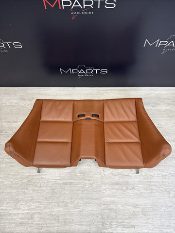 BMW 01-06 E46 M3 Convertible Rear Seat Back Rest Cinnamon Leather Backrest