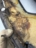 99-03 OEM BMW E39 M5 Rear Left Driver Door Panel  Leather Black *Notes*