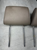 BMW E30 318 325 3 Series Headrests Head Rests Beige Driver and Passenger