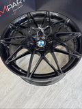 15-20 BMW F80 F82 F83 M3 M4 666M 20” Rear OEM Wheel Rim Gloss Black 20x10