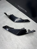 21-25 BMW G80 G82 G83 M3 M4 OEM Gloss Black Front Bumper Corner Splitters