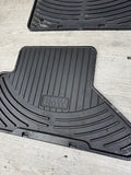 06-10 BMW E64 640 650 M6 Convertible All Weather RUBBER FLOOR MATS SET OEM