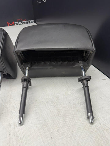 2001-2006 BMW E46 M3 Convertible Black Rear Headrests Head Rests Pair *NOTES*
