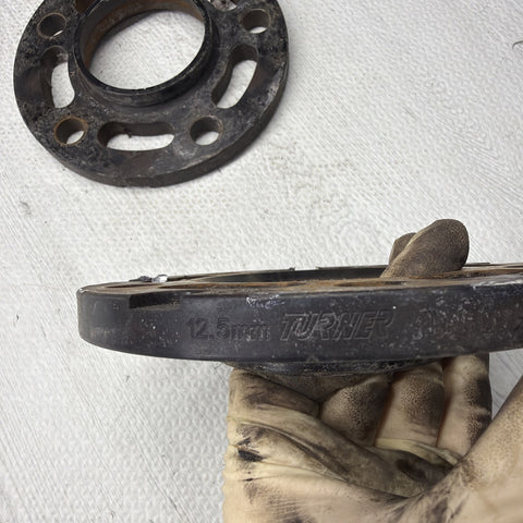 12.5MM Spacers PAIR 5x120 BMW Turner