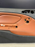 01-06 BMW E46 M3 LEFT DRIVER SIDE DOOR PANEL CARD CINNAMON OEM
