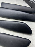 01-06 BMW E46 M3 Convertible Door Arm Rest Armrest Pads Black *2 Broken Tabs