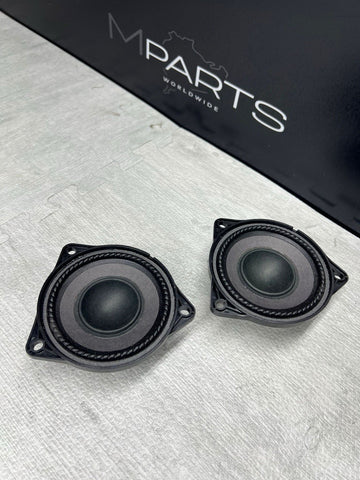 2014-2016 PORSCHE CAYMAN - Front DOOR Mid-Range Speakers Pair (BOSE) 7PP035415F