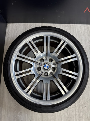 01-06 BMW E46 M3 Factory Rear 19x9.5 M Double Spoke Alloy Style 67 Wheel 19” OEM
