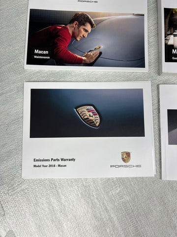 16-24 PORSCHE MACAN OWNERS MANUAL BOOK BOOKS BOOKLET GUIDE SET w/ CASE