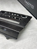 BMW Radio HVAC Climate Control Center Trim 5 Series E60 M5 OEM Carbon Fiber