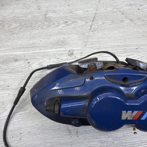 BMW 15-20 F87 M2 F30 F31 F80 F82 F83 M3 M4 Front Left Driver Brake Caliper Blue