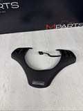 08-13 BMW E90 E92 E93 M3 Lower Steering Wheel Trim Cover Plate Leather