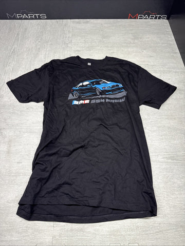 NEW Dynamic Modified Components DMC Tee T Shirt BLUE S54 E46 M3 Design L XL