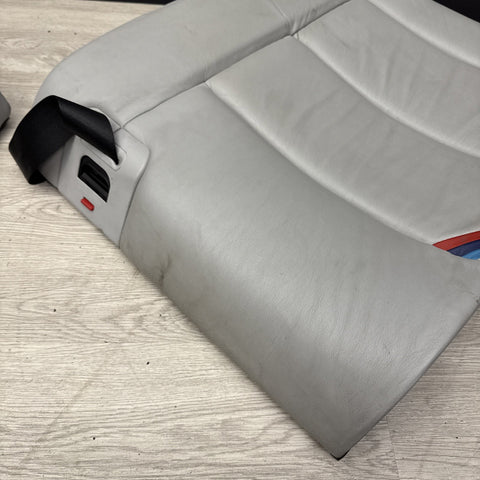 95-99 BMW E36 M3 Coupe Rear Folding Backrest Back Rest Seats Gray