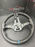 BMW Steering Wheel 15-20 F80 F82 F83 M3 M4 Manual DCT Suede Blue Ring