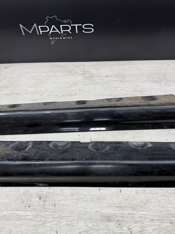 01-06 BMW E46 M3 Rocker Panel Side Skirts OEM Jet Black