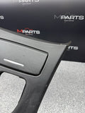 08-13 BMW E93 M3 OEM Front Center Console Cover Leather DCT CIC