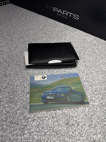 OEM 01-06 BMW E46 M3 CONVERTIBLE OWNERS MANUAL BOOK