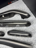 01-06 BMW E46 M3 Convertible Interior Armrests Trim Set Titan Shadow Grey