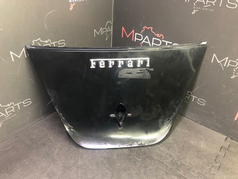 Rear Trunk Bonnet Cover Shield Panel Black 19-23 Ferrari F8 Tributo