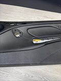 01-06 BMW E46 M3 PASSENGER RIGHT SIDE DOOR PANEL CARD BLACK OEM