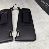 08-13 OEM BMW E92 328 335 M3 Coupe Sun Visors Black Vinyl