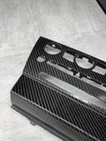 BMW Radio HVAC Climate Control Center Trim 5 Series E60 M5 OEM Carbon Fiber